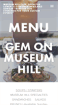 Mobile Screenshot of museumhillcafe.net